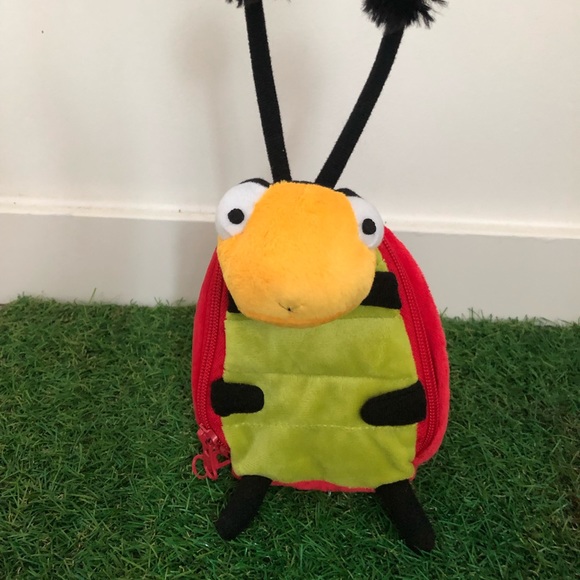 Hallmark ladybug plush toy zip bag - Picture 2 of 8